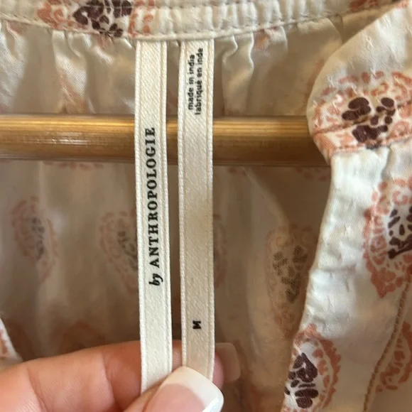 Anthropologie White and Pink Maxi Dress - Picture 5 of 7